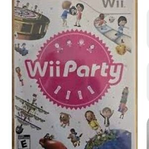 Nintendo Wii Party Game with Pink Cover